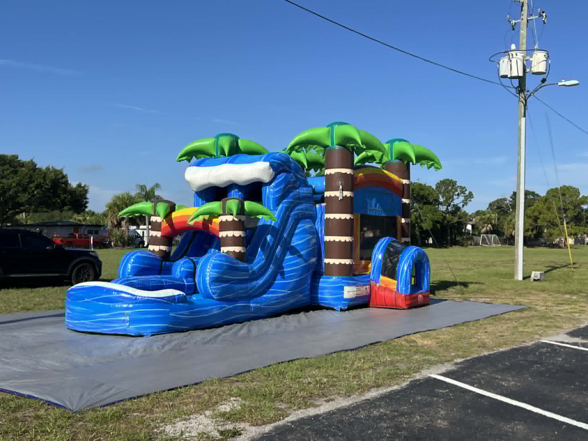 Hurricane wave slide